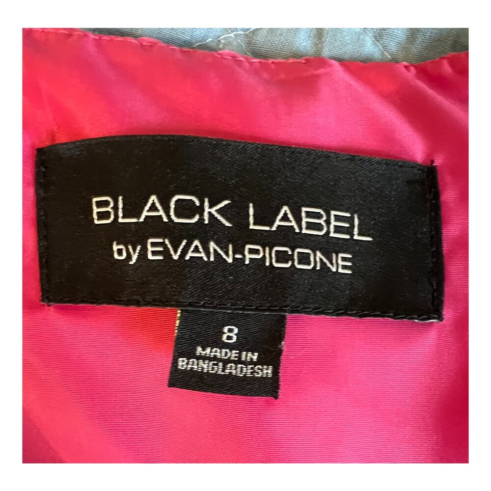 Evan Picone Dress Womens Size 8 Pink Sleeveless Belted Midi Career Back Zip NWT - Picture 3 of 10
